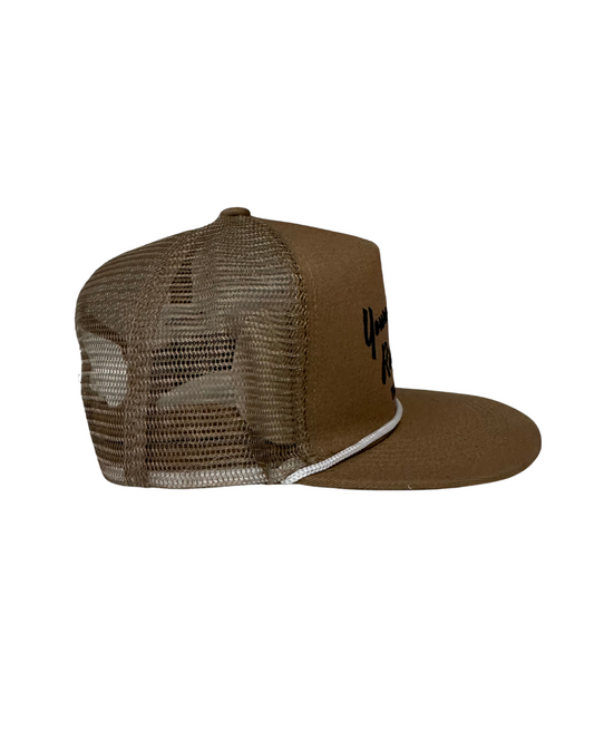 The Gulf Trucker Cap - Mesh-Back Design in Brown
