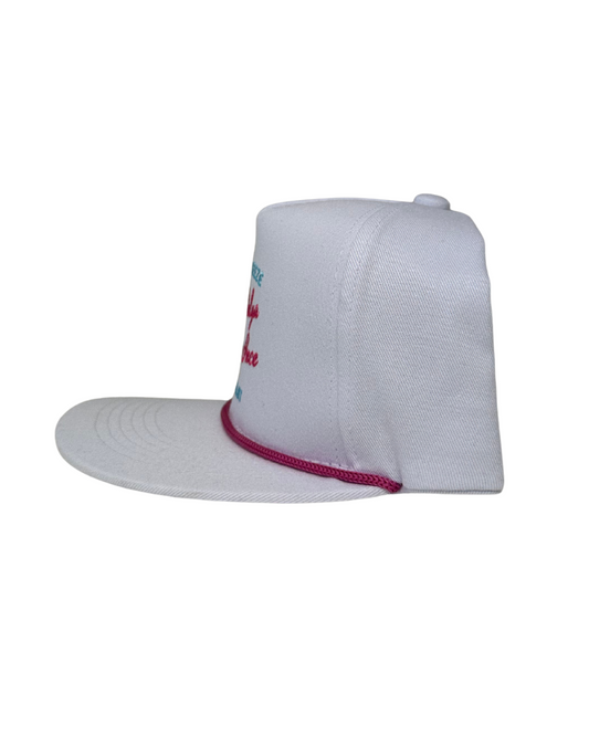 The Tablelands Trucker Cap - Closed-Back Design in White
